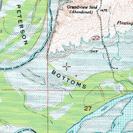 Topographic Map of Medicine Bulls Camp (historical), SD