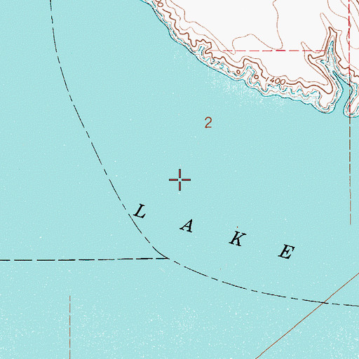 Topographic Map of Steamboat Landing (historical), SD