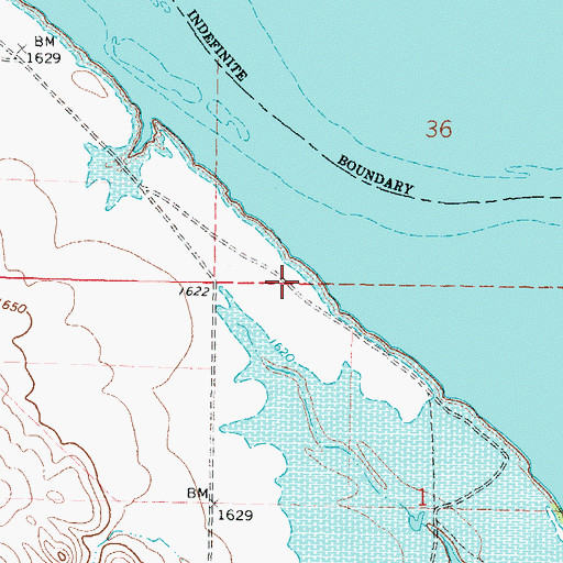 Topographic Map of Kenel Flats, SD