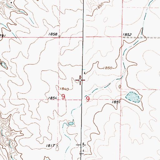 Topographic Map of Sugar Loaf Rock (historical), SD