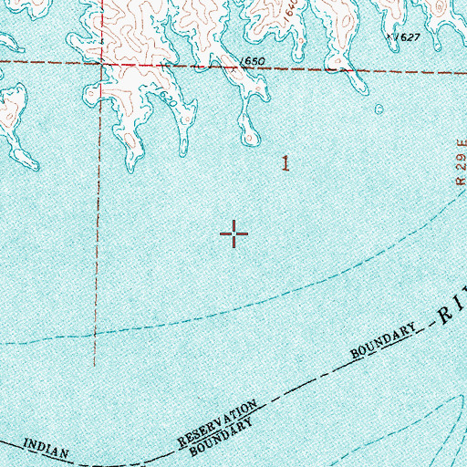 Topographic Map of Valle Trading Post (historical), SD