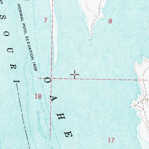 Topographic Map of Le Beau (historical), SD