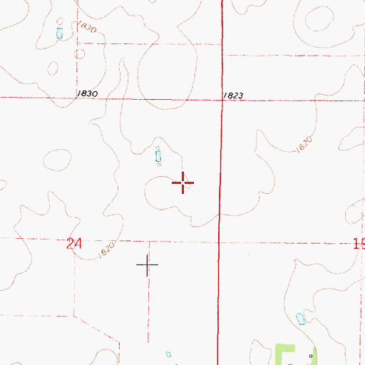 Topographic Map of Marston (historical), SD