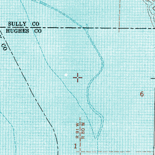 Topographic Map of Oko Bojou Islands (historical), SD