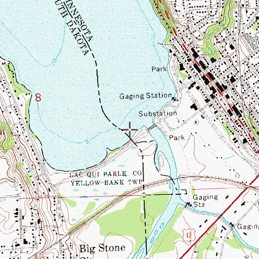 Topographic Map of Iron Monument (historical), SD