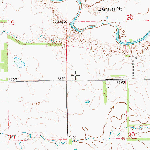 Topographic Map of School Number 8 (historical), SD