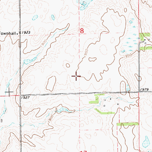 Topographic Map of Coleman School Number 2 (historical), SD