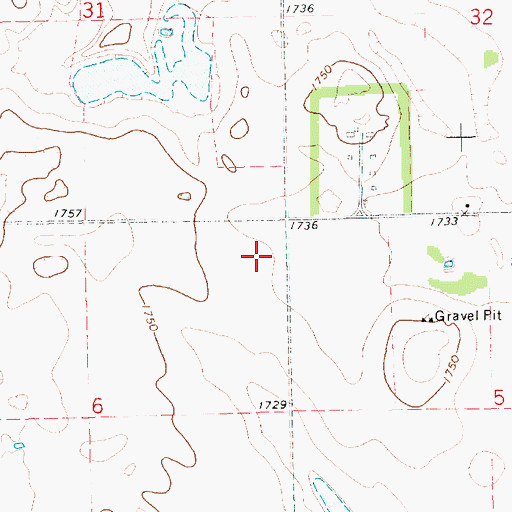 Topographic Map of School Number 11 (historical), SD