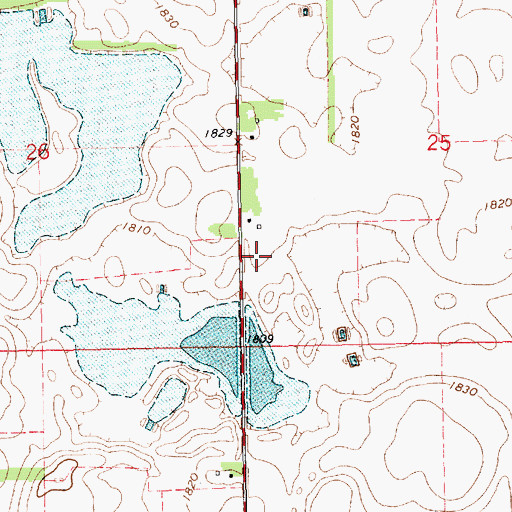 Topographic Map of School Number 31 (historical), SD