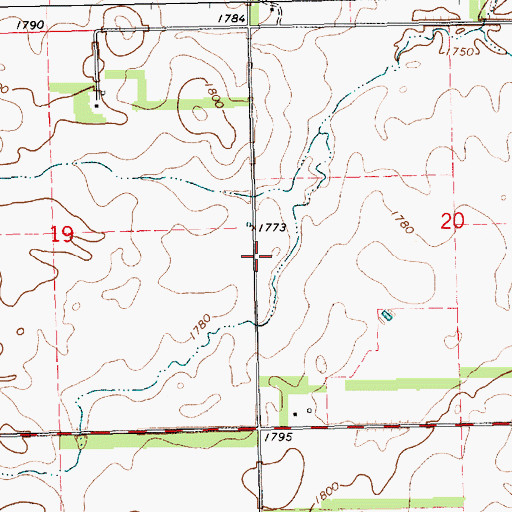 Topographic Map of School Number 37 (historical), SD