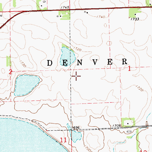 Topographic Map of School Number 47 (historical), SD
