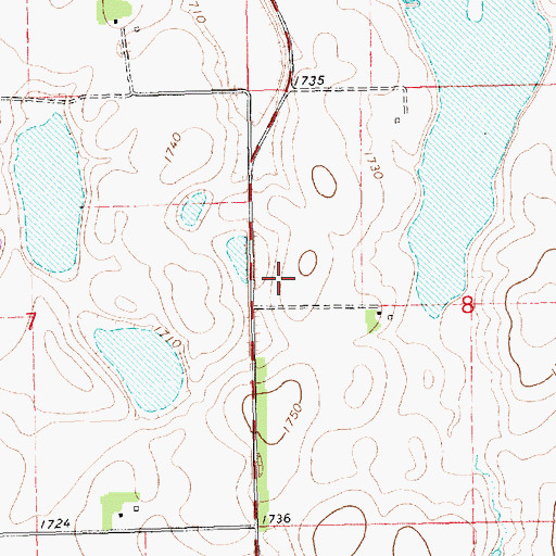 Topographic Map of School Number 41 (historical), SD