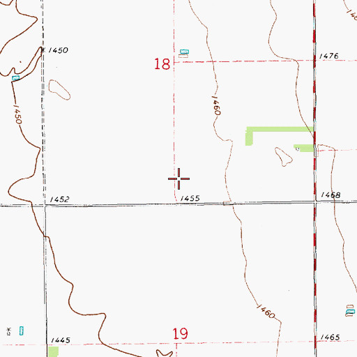 Topographic Map of School Number 7 (historical), SD