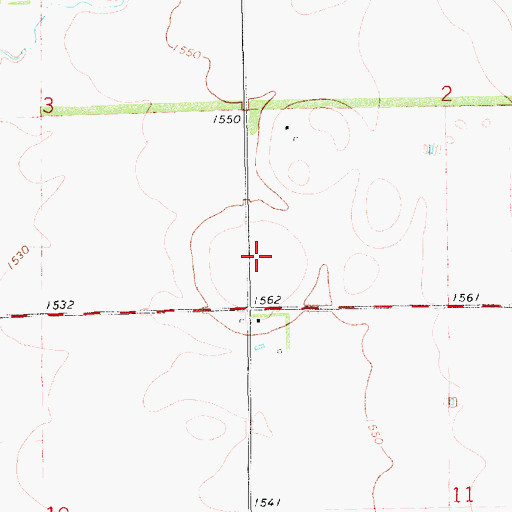 Topographic Map of School Number 23 (historical), SD
