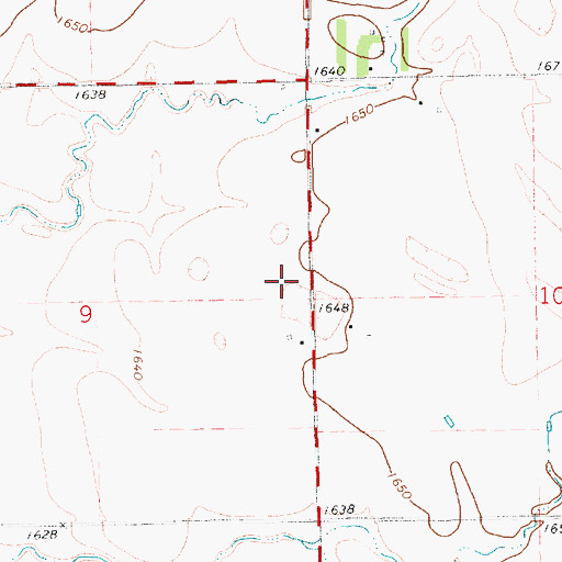 Topographic Map of School Number 5 (historical), SD