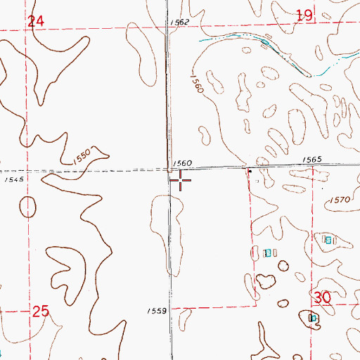 Topographic Map of School Number 28 (historical), SD