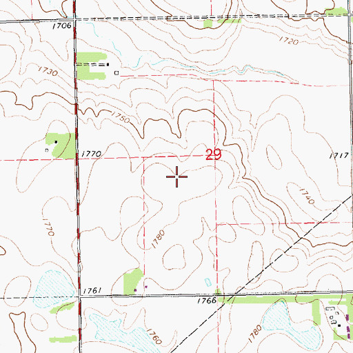 Topographic Map of School Number 2 (historical), SD