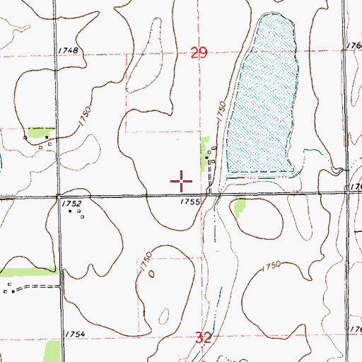 Topographic Map of School Number 6 (historical), SD