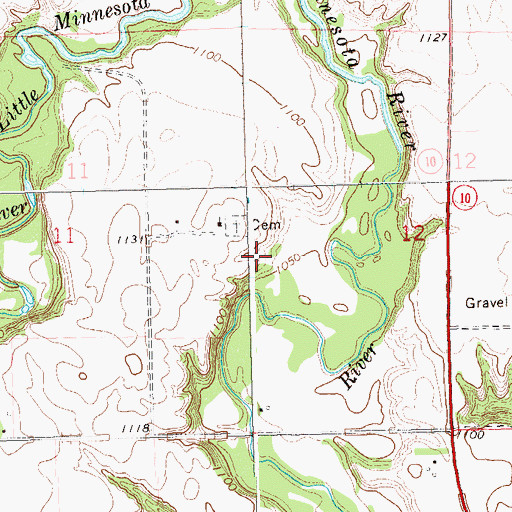 Topographic Map of Episcopal Church, SD