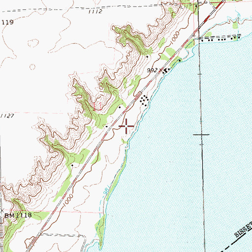 Topographic Map of K-and-K Resort, SD