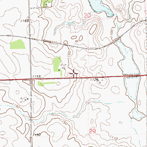 Topographic Map of School Number 6 (historical), SD