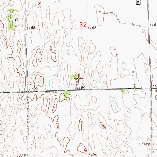 Topographic Map of Union District School (historical), SD