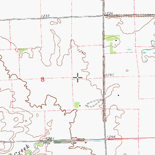 Topographic Map of School Number 2 (historical), SD