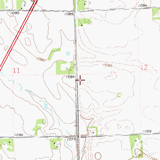 Topographic Map of School Number 1 (historical), SD