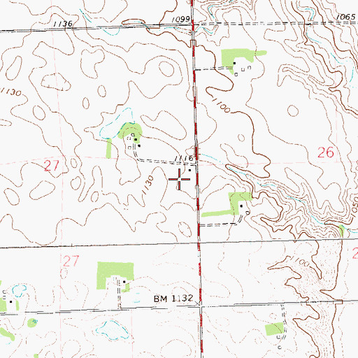 Topographic Map of School Number 3 (historical), SD