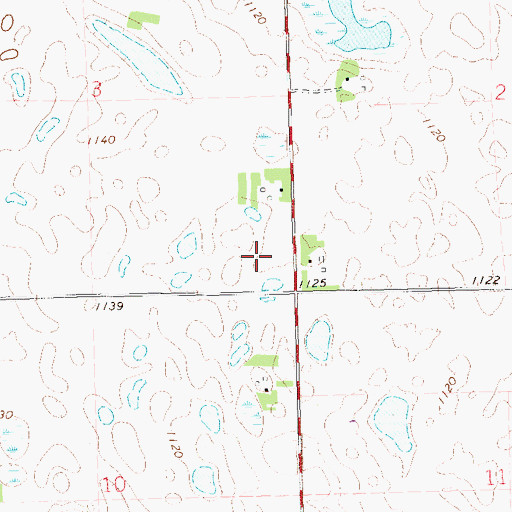 Topographic Map of School Number 2 (historical), SD