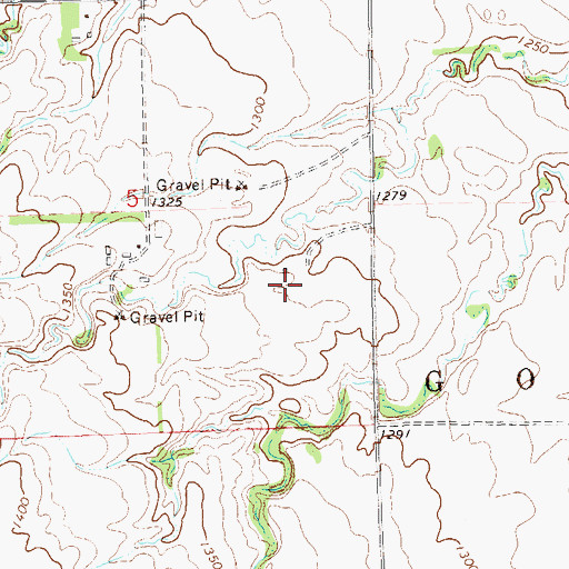 Topographic Map of Episcopal Indian Church, SD