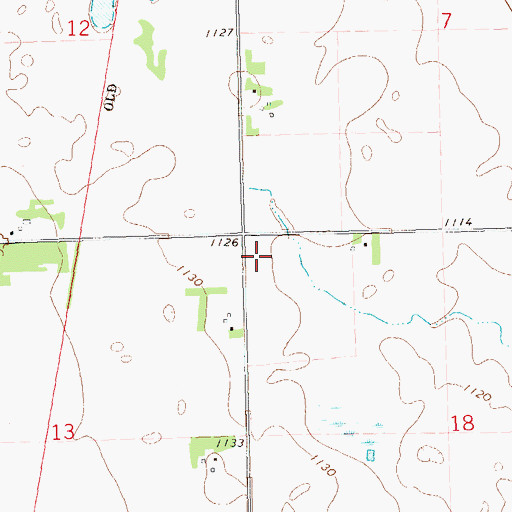 Topographic Map of School Number 3 (historical), SD