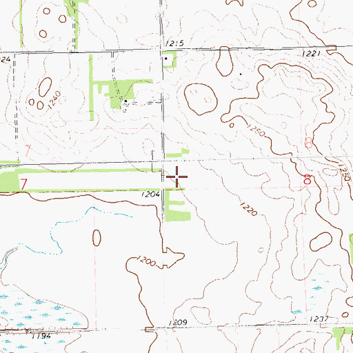 Topographic Map of School Number 2 (historical), SD