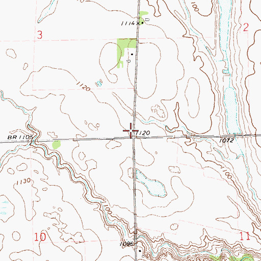 Topographic Map of School Number 1 (historical), SD