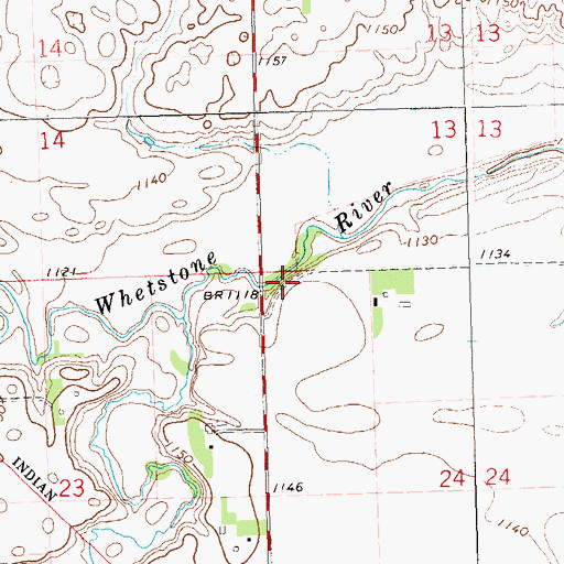 Topographic Map of School Number 2 (historical), SD