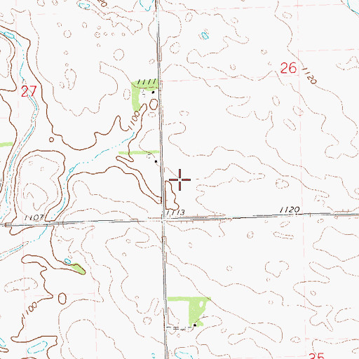 Topographic Map of School Number 3 (historical), SD