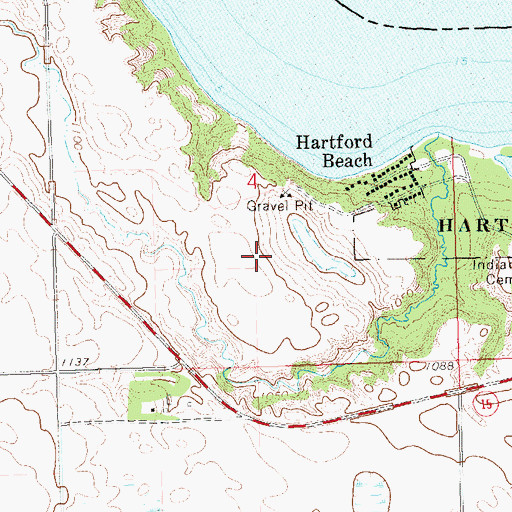Topographic Map of Geneva (historical), SD