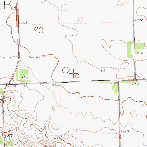 Topographic Map of School Number 2 (historical), SD