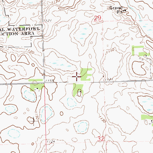 Topographic Map of School Number 2 (historical), SD