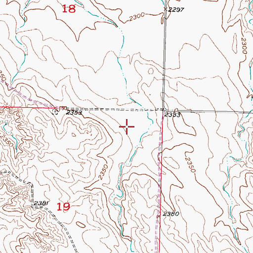 Topographic Map of Schamber (historical), SD