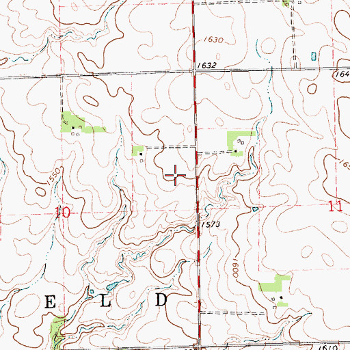 Topographic Map of Mayfield (historical), SD