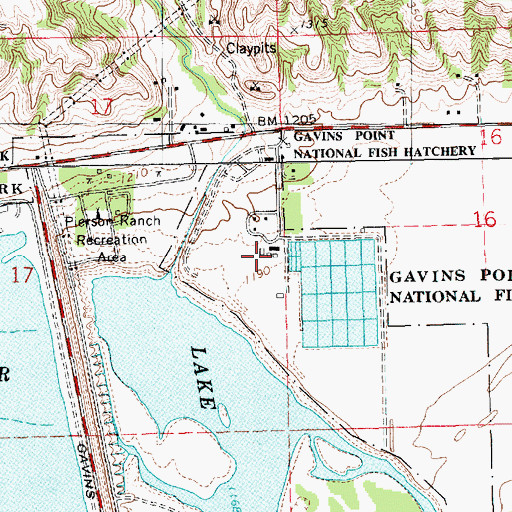 Topographic Map of Pierson School (historical), SD