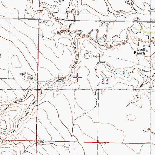 Topographic Map of Bunker (historical), SD