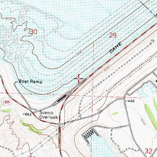 Topographic Map of Medicine Butte (historical), SD