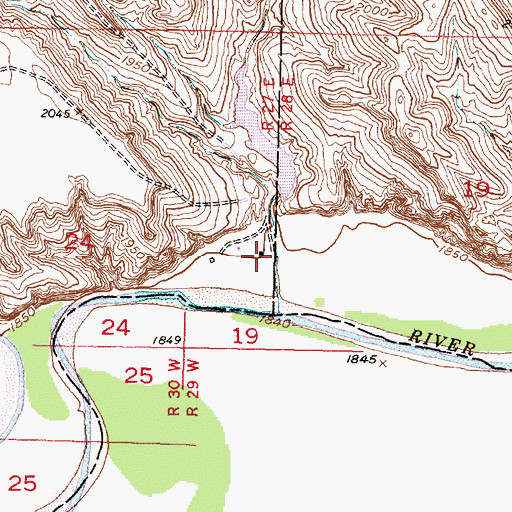Topographic Map of Toledo (historical), SD
