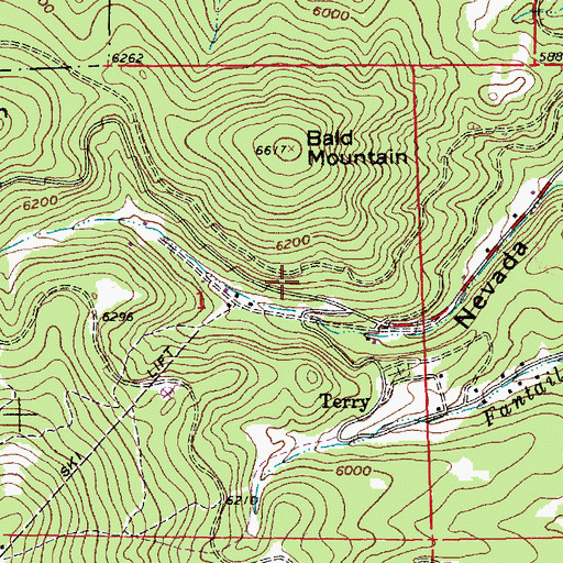 Topographic Map of Little Tornado Mine (historical), SD