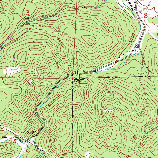 Topographic Map of Echo Mine (historical), SD