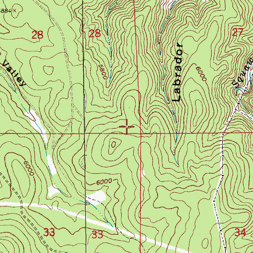 Topographic Map of Old Ironsides Mine (historical), SD