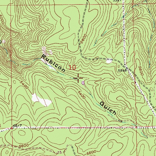 Topographic Map of Seabury-Calkins Mine (historical), SD