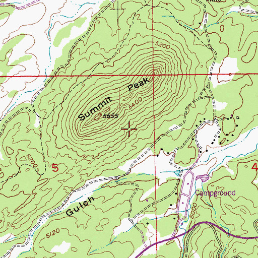Topographic Map of Black Hills Country Club (historical), SD
